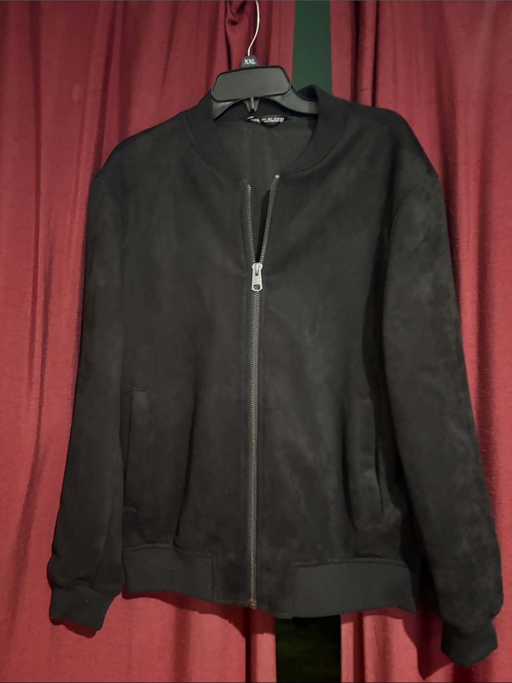 Zara Black Bomber Jacket